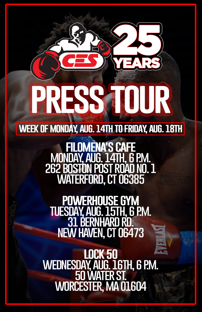CES Boxing launches three-city press tour
