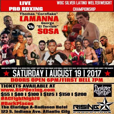 Thomas LaManna battles George Sosa for WBC Silver Latino Welterweight title in main event