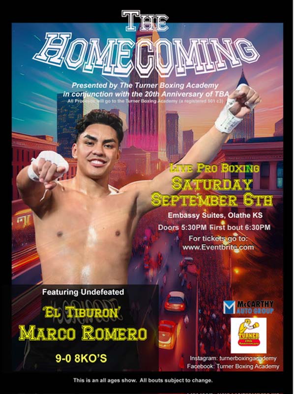 Approved event poster